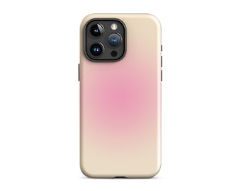Aura Pink Yellow Gradient MagSafe Phone Case Y2K Cute Trendy Aesthetic Cover For iPhone 15 Plus 14 Pro Max 12 13 Mini MagSafe Magnet