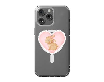 Bunny Bow Magsafe Phone Case Rabbit Magsafe Tough Phone Case