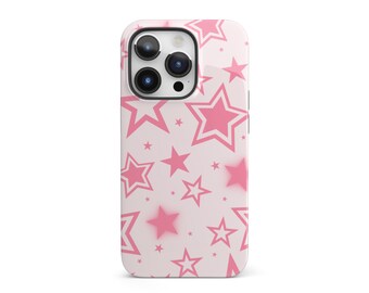 Pink Y2K Stars MagSafe Phone Case Cute Trendy Aesthetic Protective Cover For iPhone 15 Plus 14 Pro Max 12 13 Mini MagSafe Magnet
