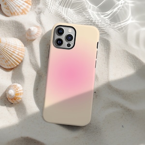 Aura rose jaune dégradé coque de téléphone Y2K jolie coque esthétique à la mode pour iPhone 16 15 Plus 14 Pro Max 12 13 Mini 11 Pro Galaxy S24 S23 S22
