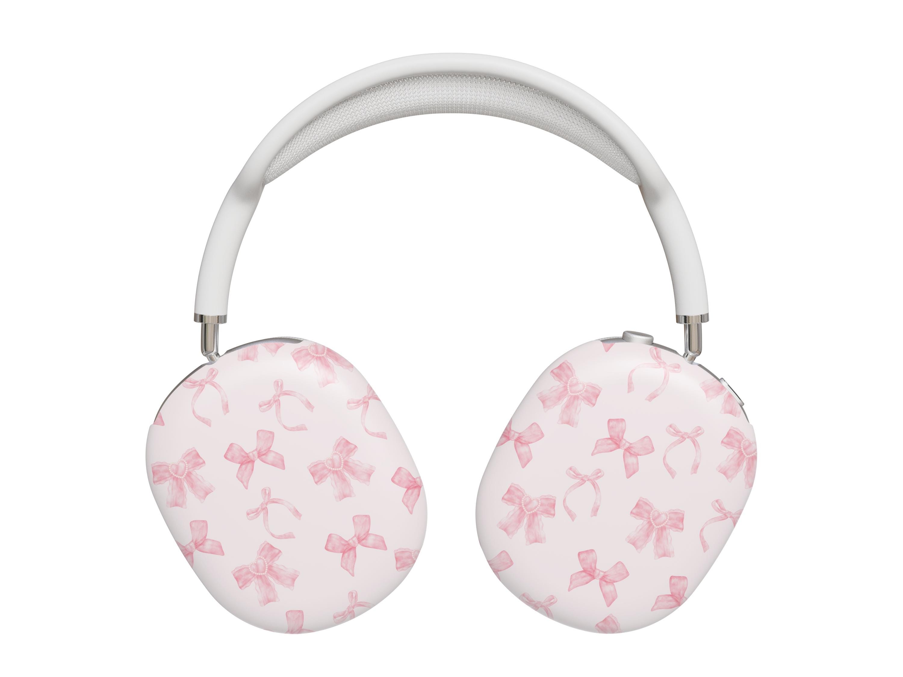 Coquette Pink Bows Airpods Max Case Headphone Hard Plastic Covers