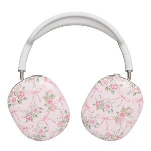 Airpods MAX ヘッドフォンカバー　小花モチーフ まい様オーダー品 花モチーフのAirPods MAXヘッドフォンカバー