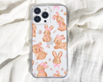 UEEBAI Cute Heart Bow Case For IPhone 15 6.1 Inch, Wave Ribbon Bows Phone Case - View #11