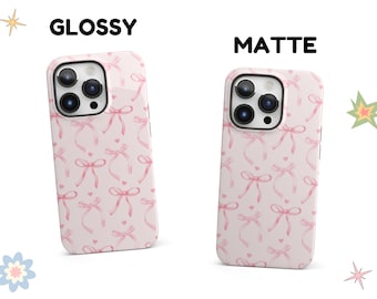 NITITOP Cover per iPhone 16 Carina 3D Fiocco Trasparente con Paillettes Traslucida Glitter per Ragazze Femminile Anti Ingiallimento Custodia con Antiurto - Rosa Fiocco