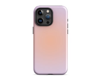 Aura Orange Purple Gradient Phone Case Y2K Cute Trendy Aesthetic Cover For iPhone 15 Plus 14 Pro Max 12 13 Mini 11 Pro Galaxy S24 S23 S22