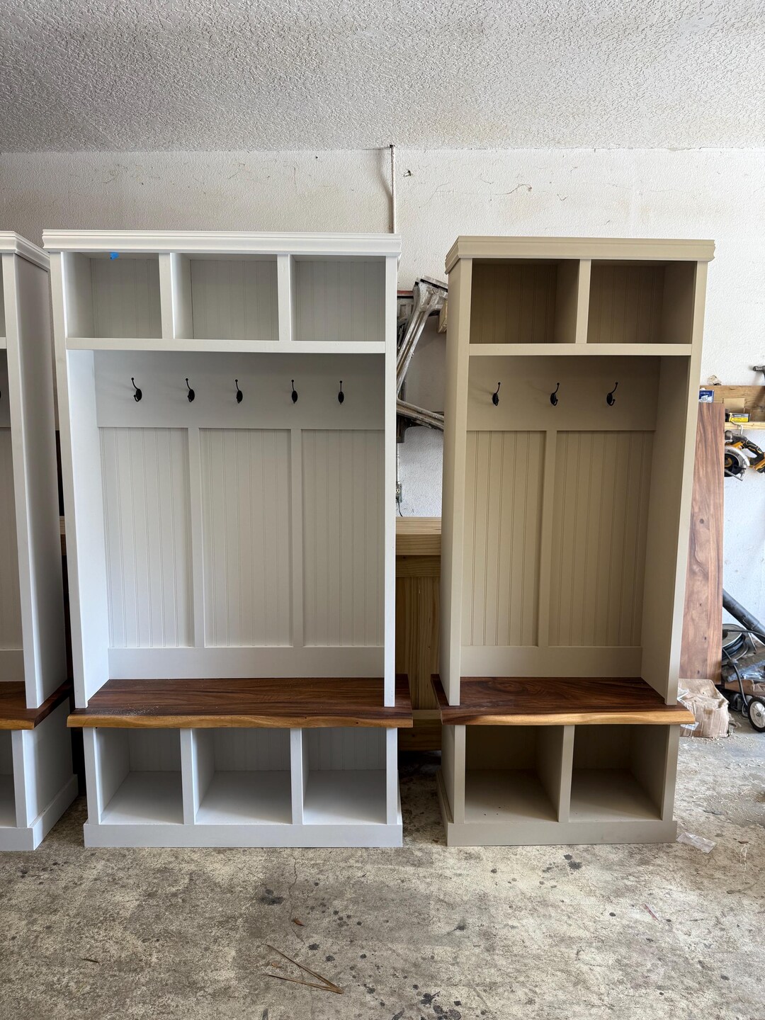 The Regency | Custom Handmade Hall Tree With Bench & Storage | Entryway ...