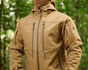 2024 Tactical jacket outdoor windproof softshell cayote | we can sew it for YOU!