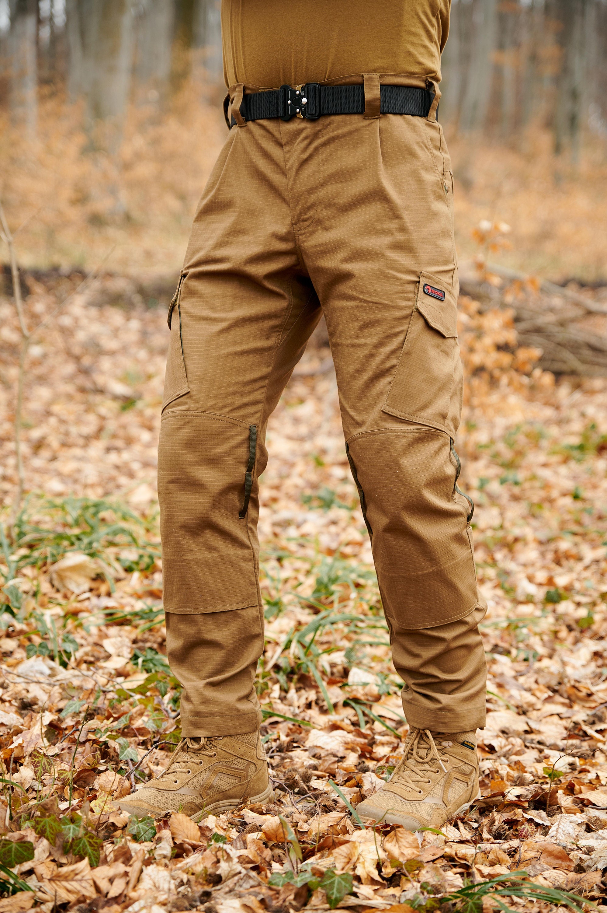 Pantalones tácticos militares para hombre, de cintura alta, casuales,  Ripstop, cargo, para senderismo, al aire libre, de secado rápido, ligeros,  con