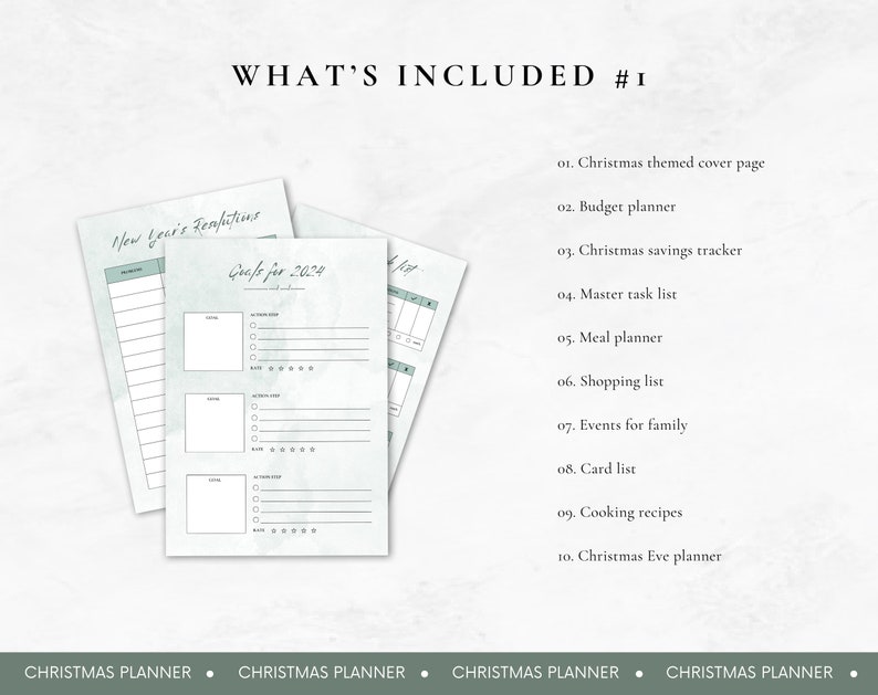Christmas Planner Printable Bundle | Plan & Journal Your Holiday 2023 ...