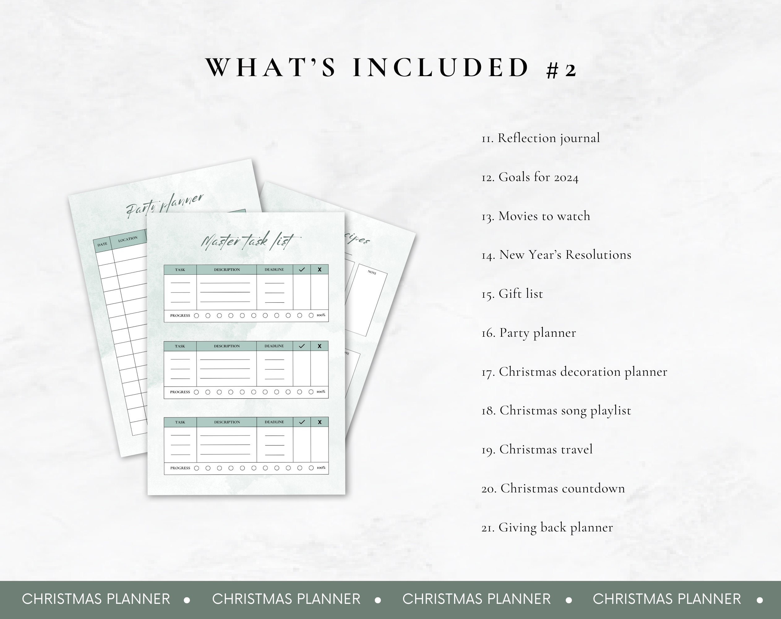 Christmas Planner Printable Bundle | Plan & Journal Your Holiday 2023 ...