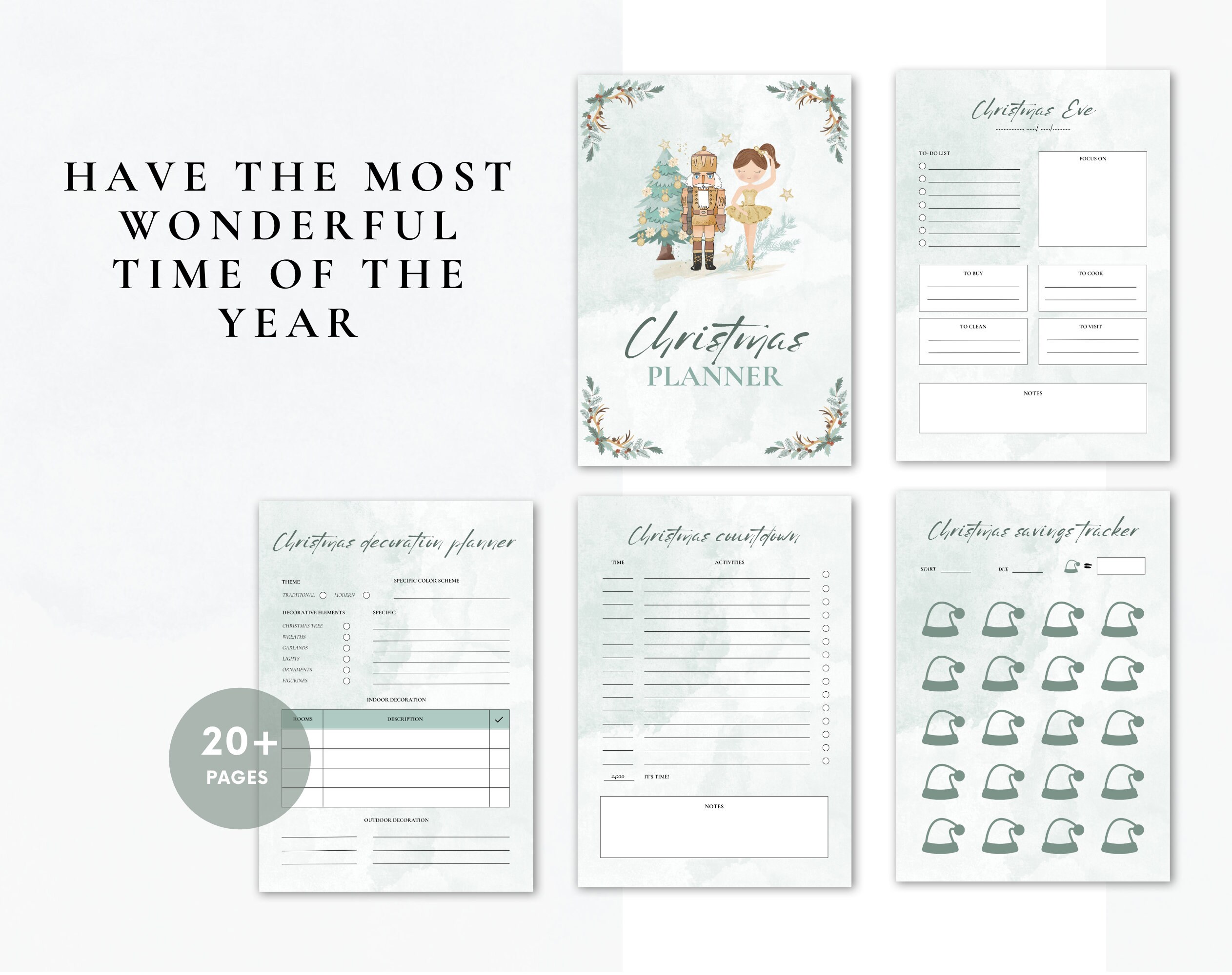 Christmas Planner Printable Bundle | Plan & Journal Your Holiday 2023 ...