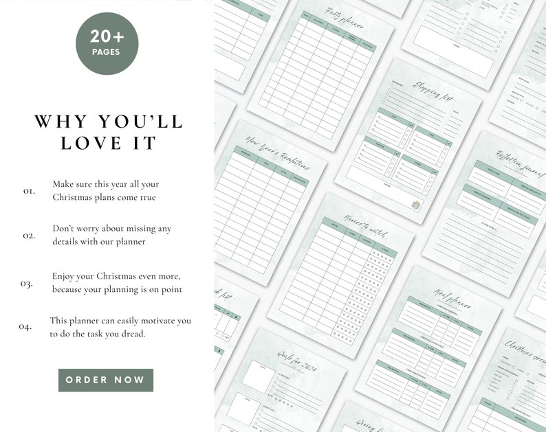 Christmas Planner Printable Bundle | Plan & Journal Your Holiday 2023 ...