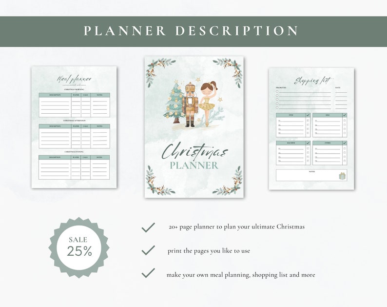 Christmas Planner Printable Bundle | Plan & Journal Your Holiday 2023 ...
