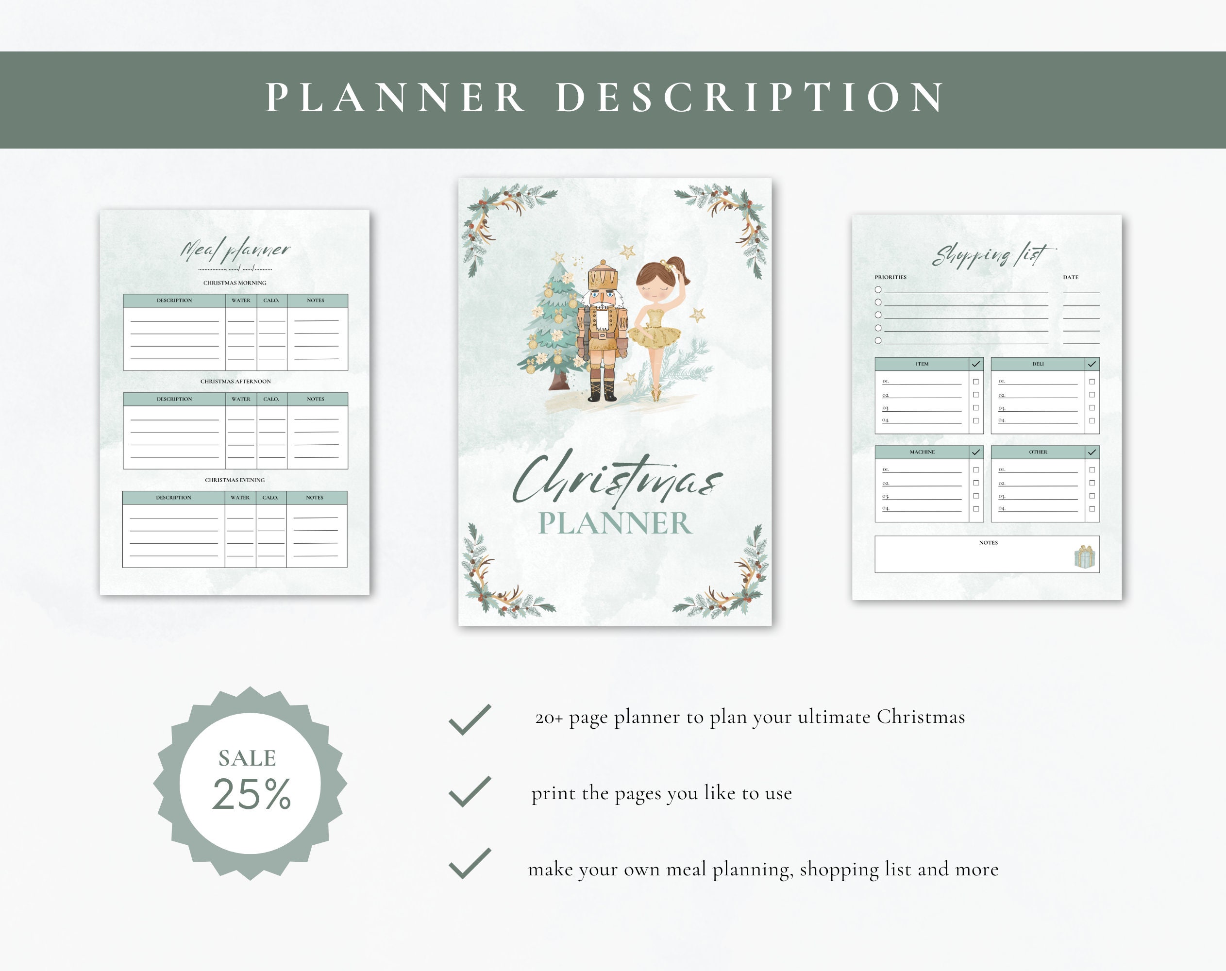 Christmas Planner Printable Bundle | Plan & Journal Your Holiday 2023 ...