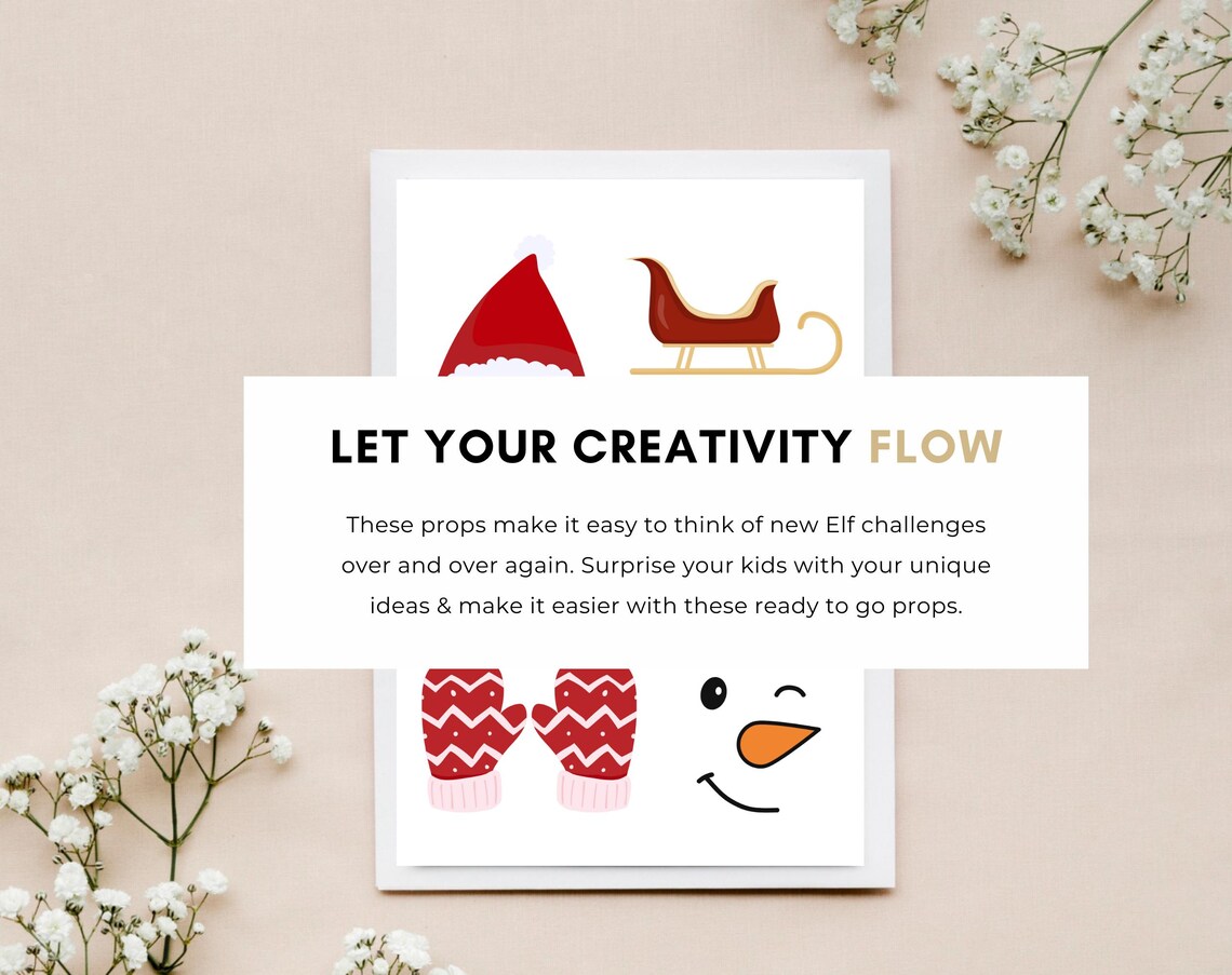 Christmas Elf Prop Kit Printable | Crafting Props Elves Ideas ...