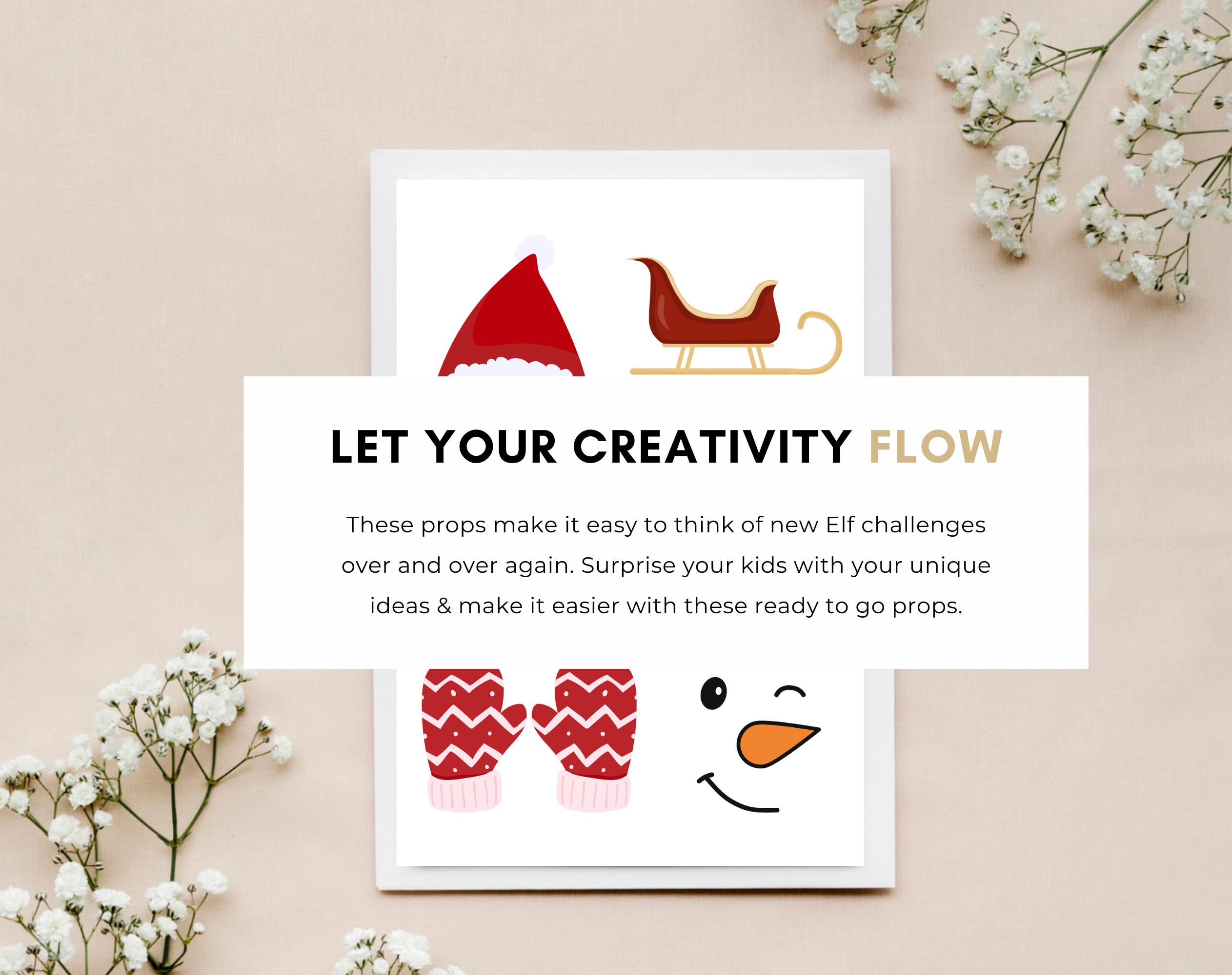 Christmas Elf Prop Kit Printable | Crafting Props Elves Ideas ...