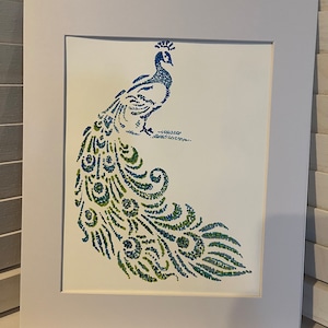 Elegant Peacock Canvas Print - Floral & Fauna Wall Art, Vibrant Home Decor, Perfect Housewarming Gift