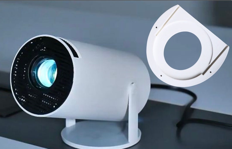 HY300 projector handmade white wall mount