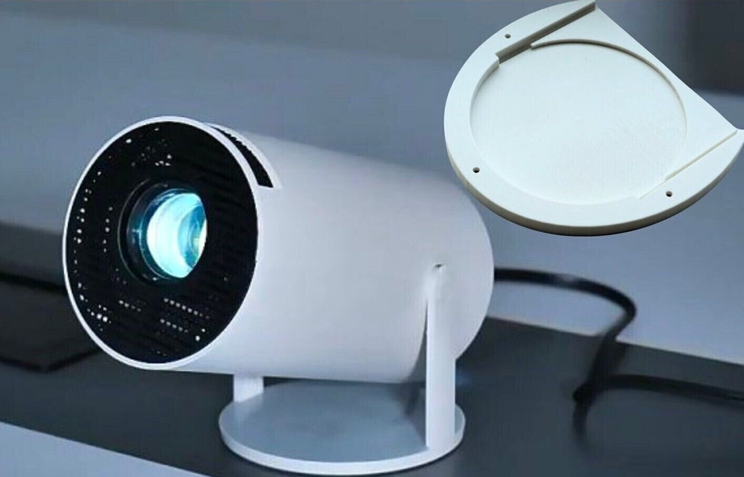 Wall Mount Bracket For HY300 Projector, White Plastic, 500g Capacity