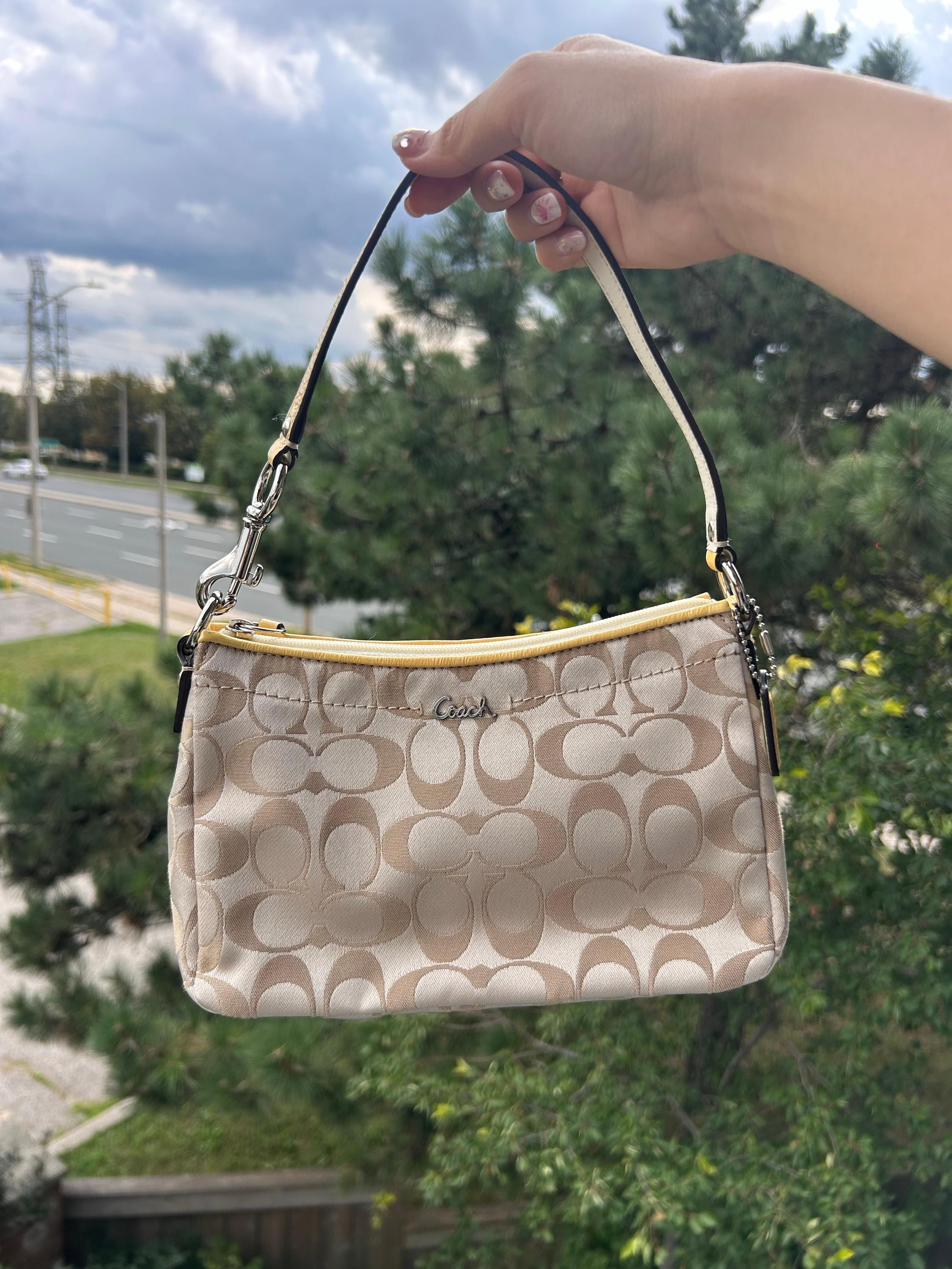 バッグ vintage coach signature handbag minibag Coach Vintage Mini Bag - Etsy Canada