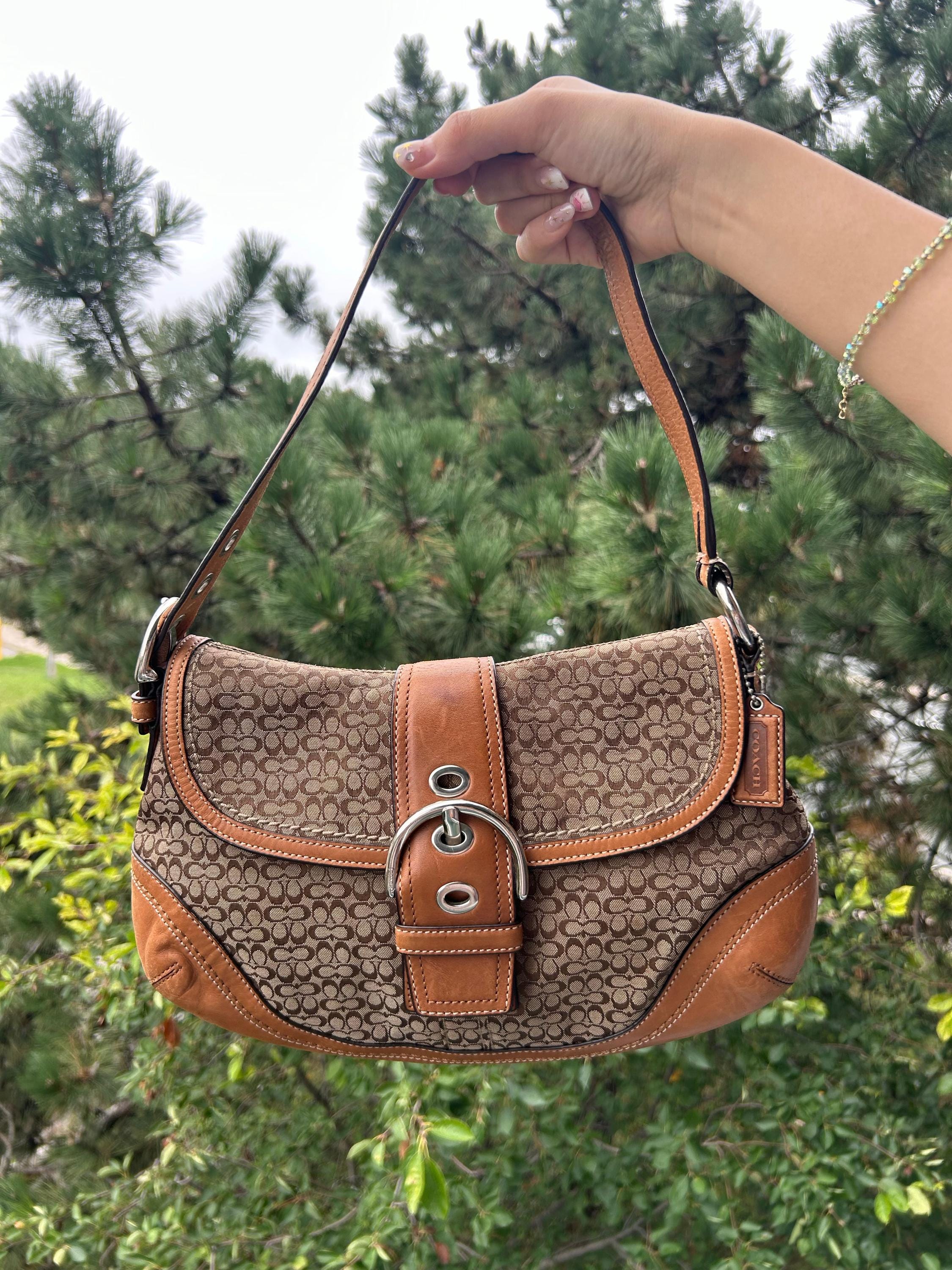 2000s Vintage Leather Bag - Etsy