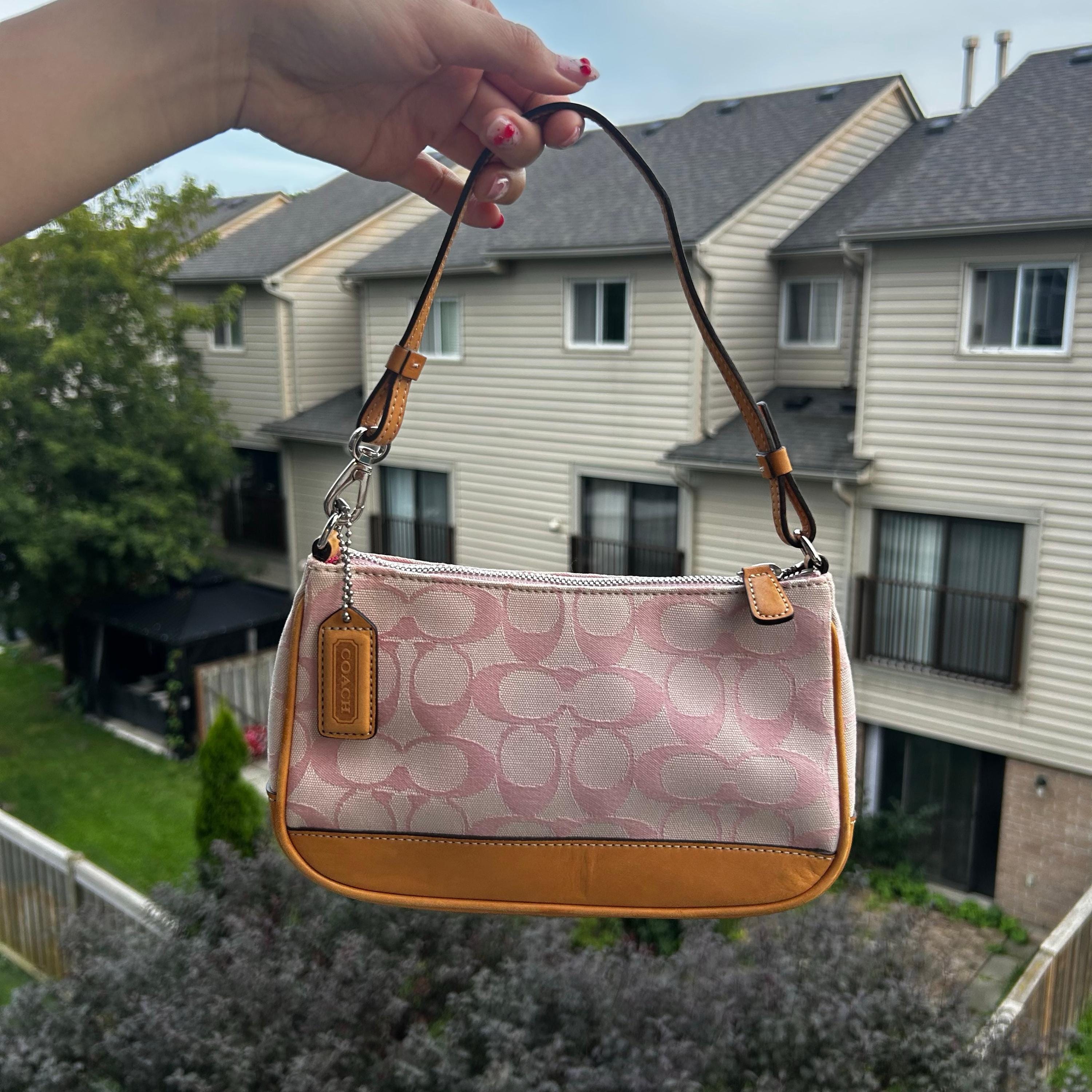Vintage coach bag pink - Etsy 日本