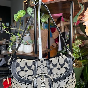 Coach Vintage Turnlock Bag - Etsy Canada