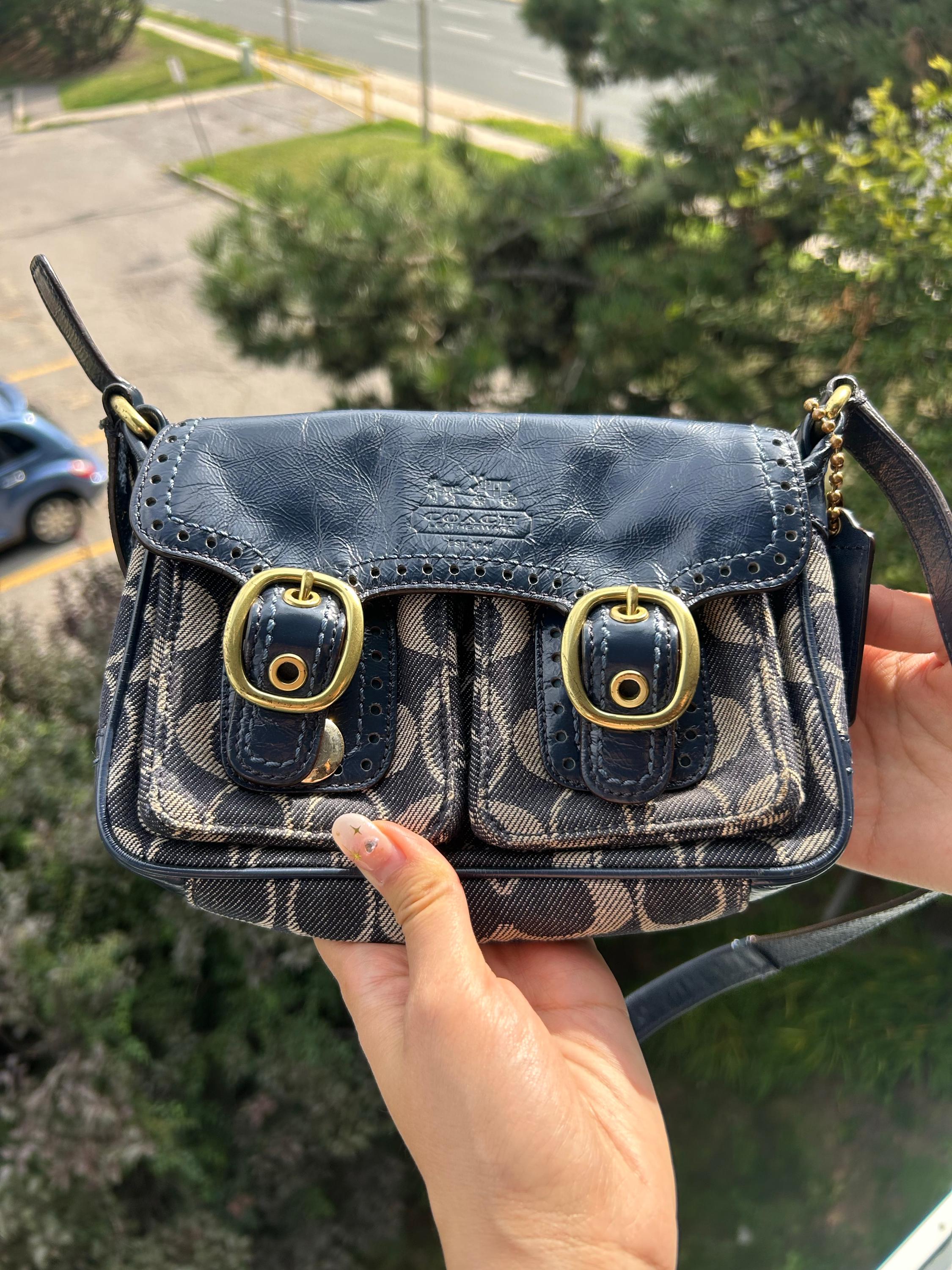 Vintage coach navy blue - Etsy 日本