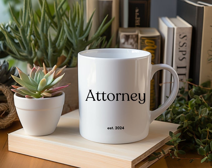 Attorney White Coffee Mug 11 oz