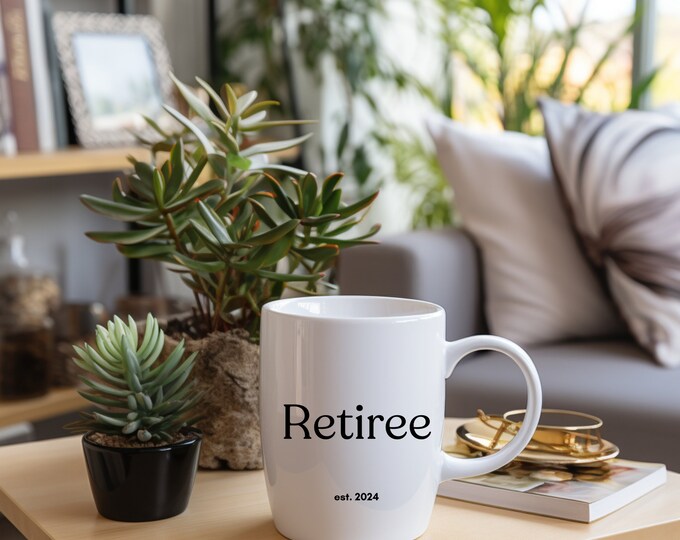 Retiree White Coffee Mug 11 oz