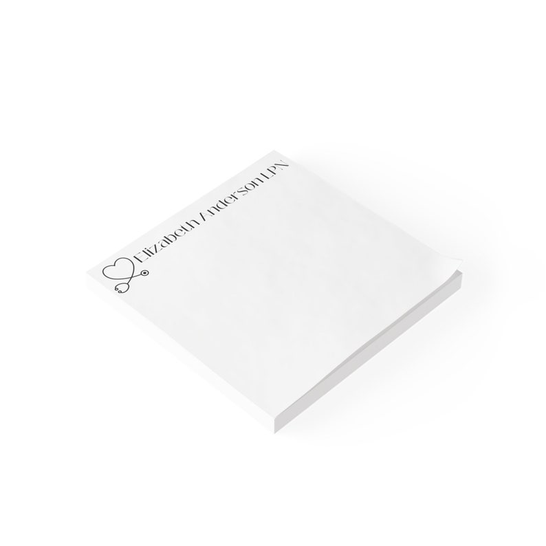 Graduation Sticky Note Custom Graduation Sticky Note, Heart Stethoscope Sticky Notes, Gift for ...