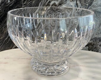 Vintage Marquis by Waterford 9 inch footed bowl
