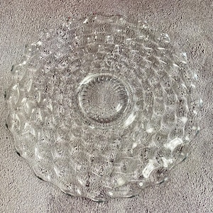 vintage Fostoria American clear 14 inch serving platter