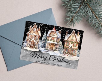 Christmas card Printable Instant Download Digital Download Festive Cards Gifts