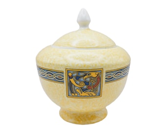 Royal Tara Irish Treasure Sugar Bowl | Celtic Knot Lidded Pot Ireland