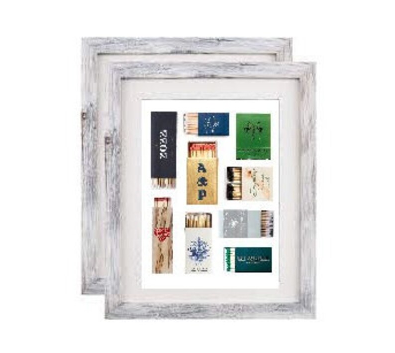 8x10 FRAMED Customizable Matchbox Print Art Many Personalization Combs ...