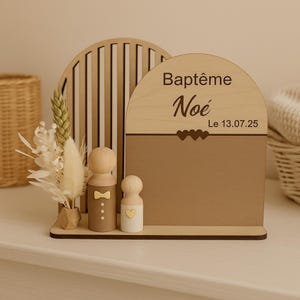 Cornice personalizzata per eventi per neonati/bambini - Un ricordo unico per padrini, madrine e nonni
