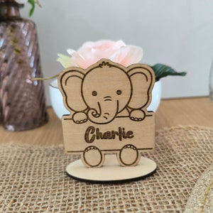 Marque place personnalisé en bois Mariage, Baptême, Baby shower, Communion, Anniversaire