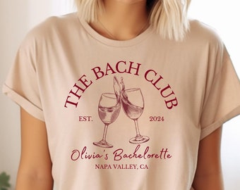 Custom Wine Bachelorette Party Shirts, Winery Bachelorette Shirts, Wine Tasting Shirt, Wine Theme Bachelorette, Personalized Wine Bach tee