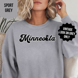 Minnesota Loon Unisex Crewneck Sweatshirt, Minnesota Sweatshirt Gift for Her, Minnesota Gift, Loon, Bird Watcher, Lake Vacation, MN Sweater