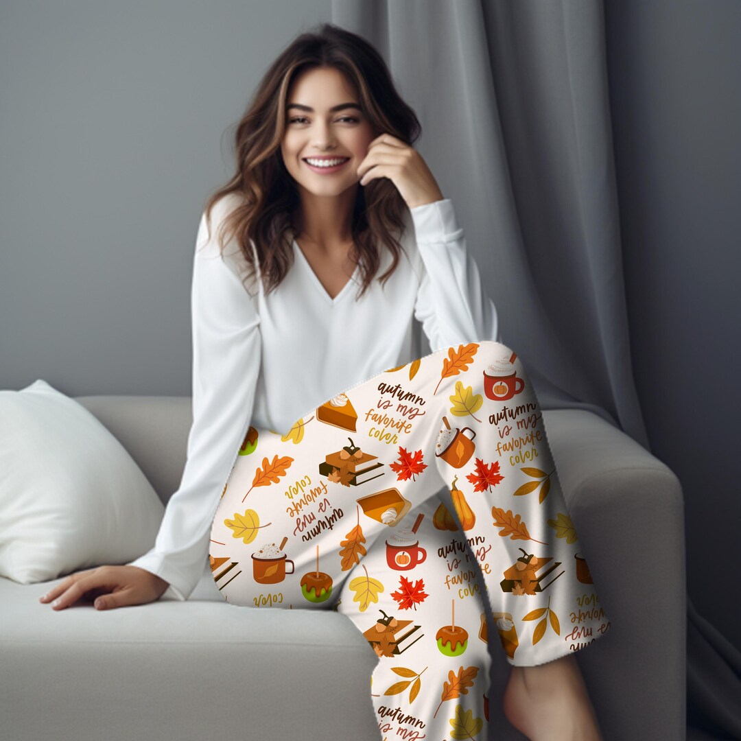 Autumn is My Favorite Color PJ Pants, Lounge Pants, Fall PJ Pants ...