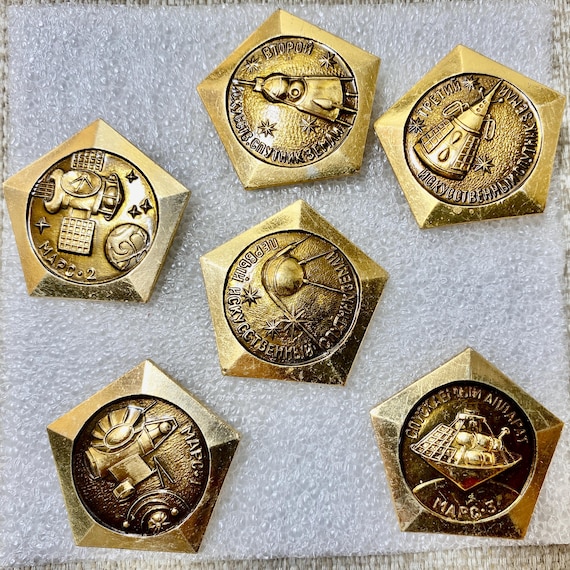 Soviet Space badges, Soviet exploration of space,… - image 1