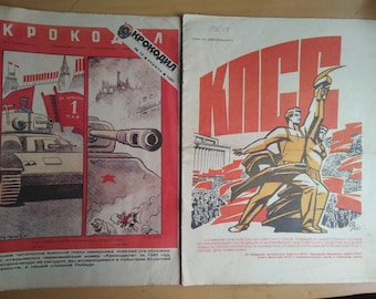Krokodil. Russisches Satirisch Magazin. 1985. Magazin der UdSSR
