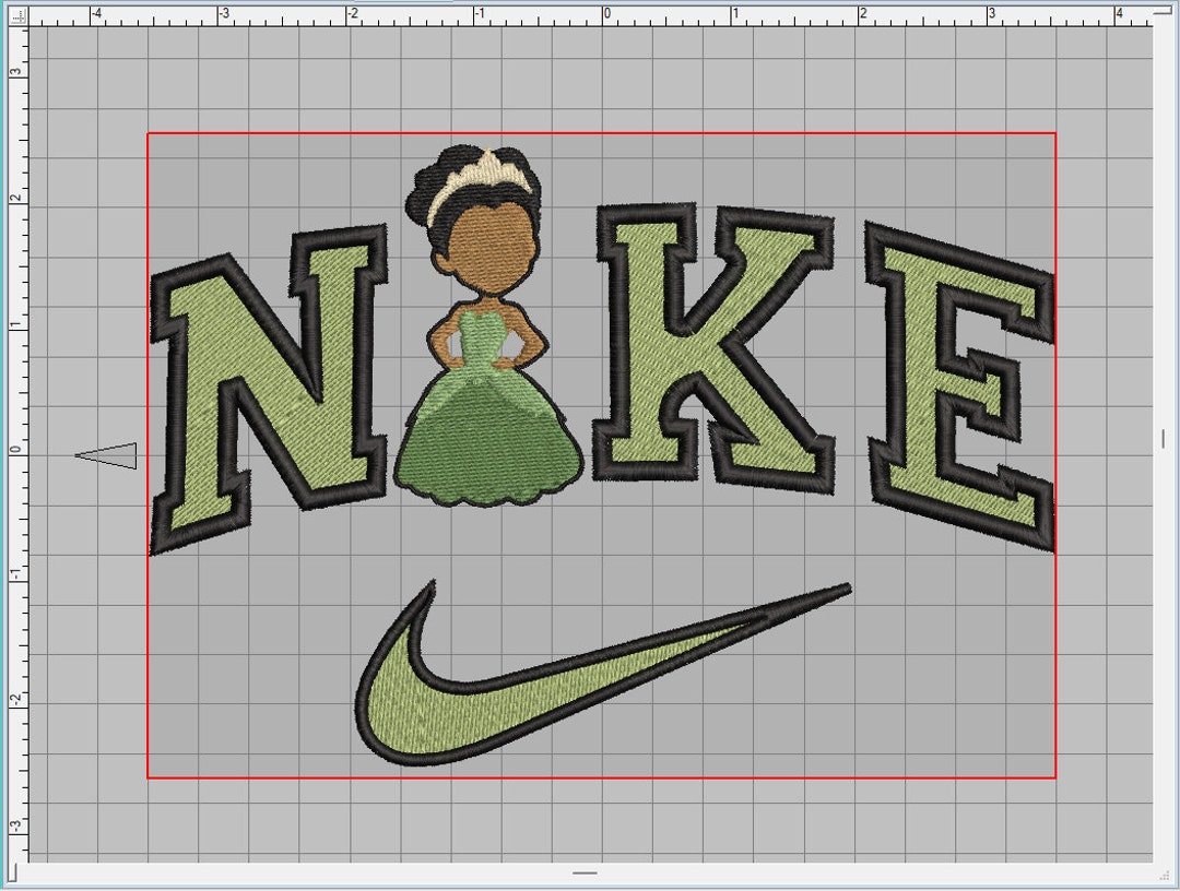 Princess Tiana Embroidery File Design 5 X 7 DST, PES, VP3 - Etsy