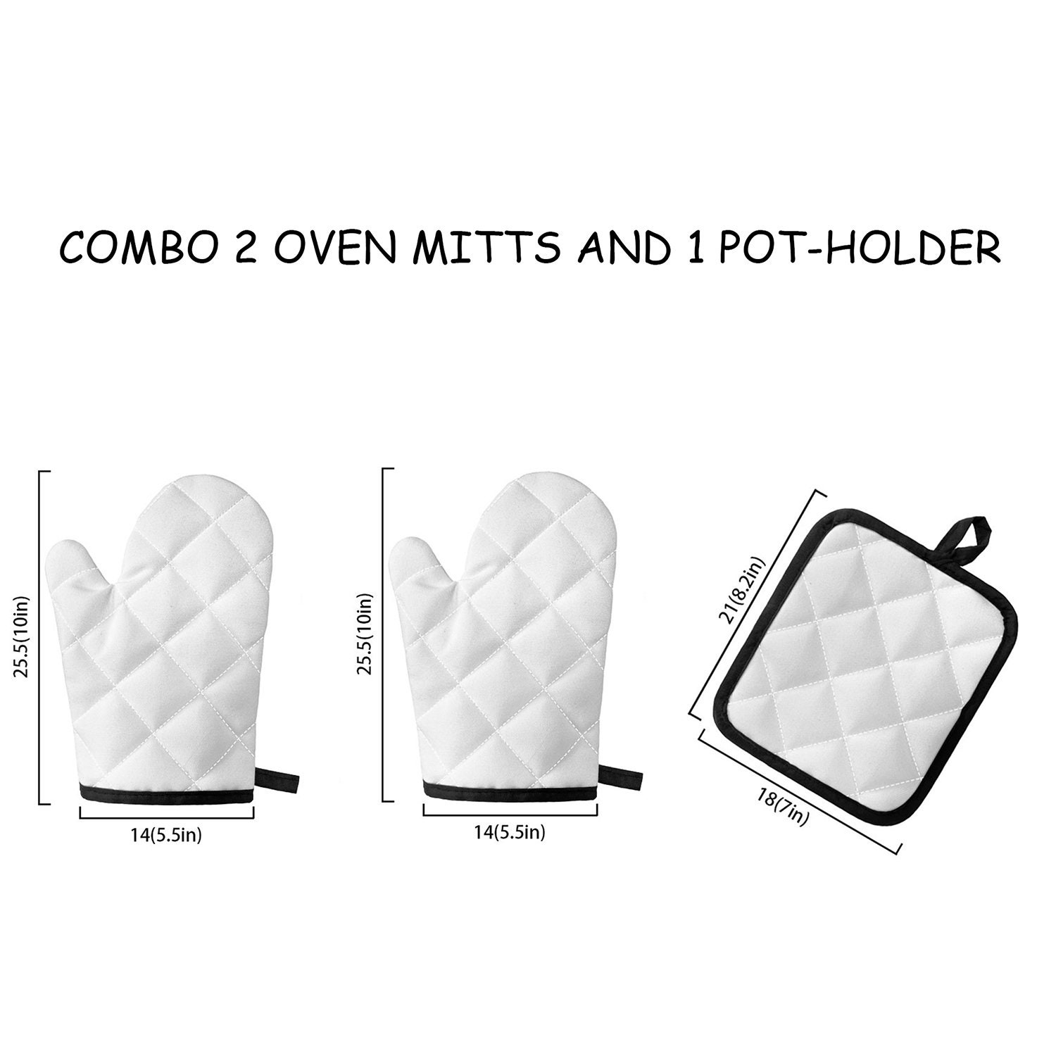 COZISELECT GANTS DE Four Maniques Cuisine Et Gant Cuisine Set Gants De Cuisin... EUR 42,89