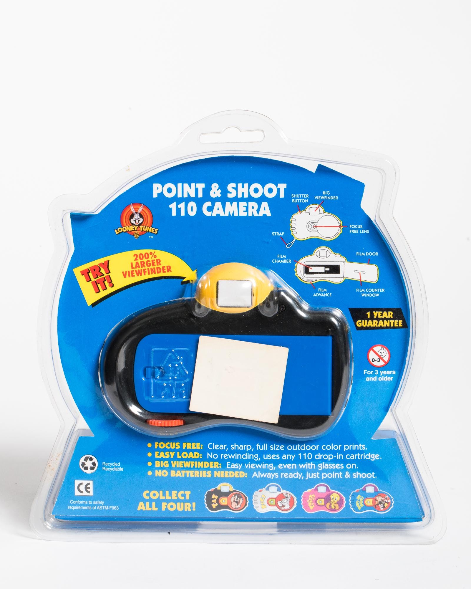 Tasmanian Devil 110 Film Camera – Looney Tunes Point and Shoot - Etsy