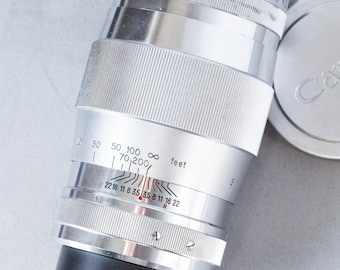 Canon 135mm f3.5 Lens - a Vintage Leica Screw Mount Lens