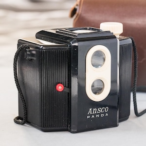 Appareil Photo Vintage Ansco Panda 6x6 - Bakélite - En état De Fonctionnement