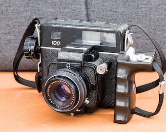Rapid Omega 100 Medium Format Camera with a 220 Film Back - A Mamiya Press Camera