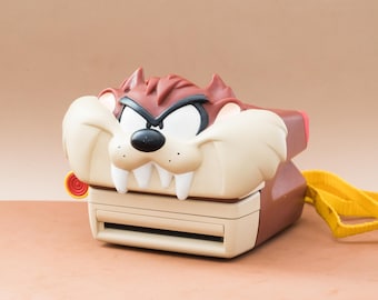 Polaroid 600 Taz Cam - Tested and Working Tasmanian Devil Camera